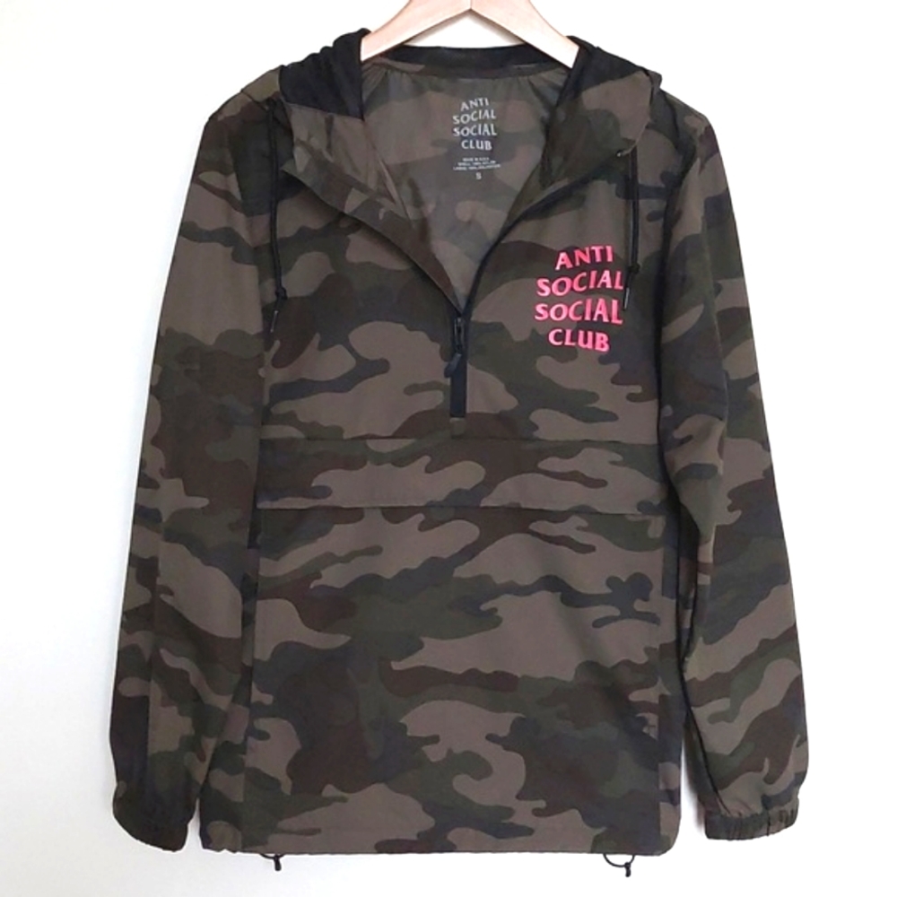 Anti Social Social Club EZ waterproof Jacket Camo